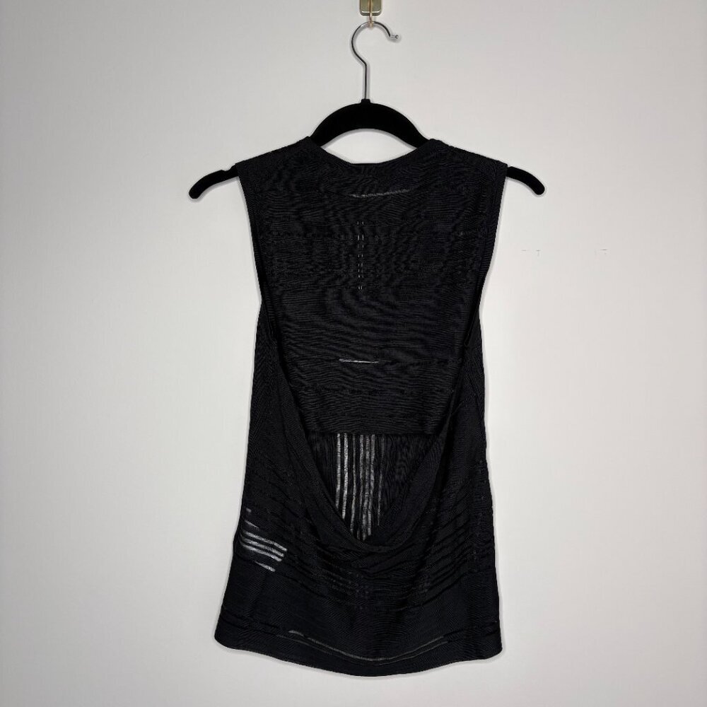 Helmut Lang Open Back Sleeveless Sheer Top - Picture 8 of 10